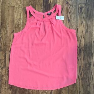 Express Vibrant Coral Tank Top